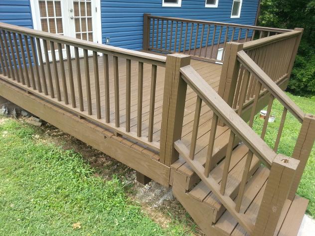 After staining this Hixson Deck