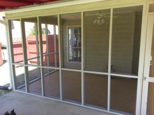 Re-screened patio around Chattanooga by Martin Brothers Painting
