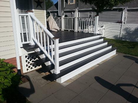 Martin Brother Painting Painted this Deck and handrail In Hixson..