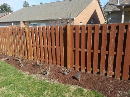 before pressure washing and staining Chattanooga tn