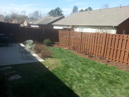 After staining this Channing Creek chattanooga tn fence