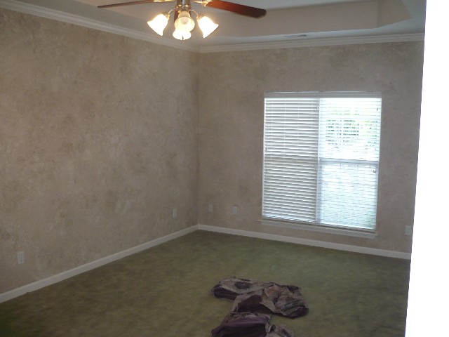 Bedroom before painting